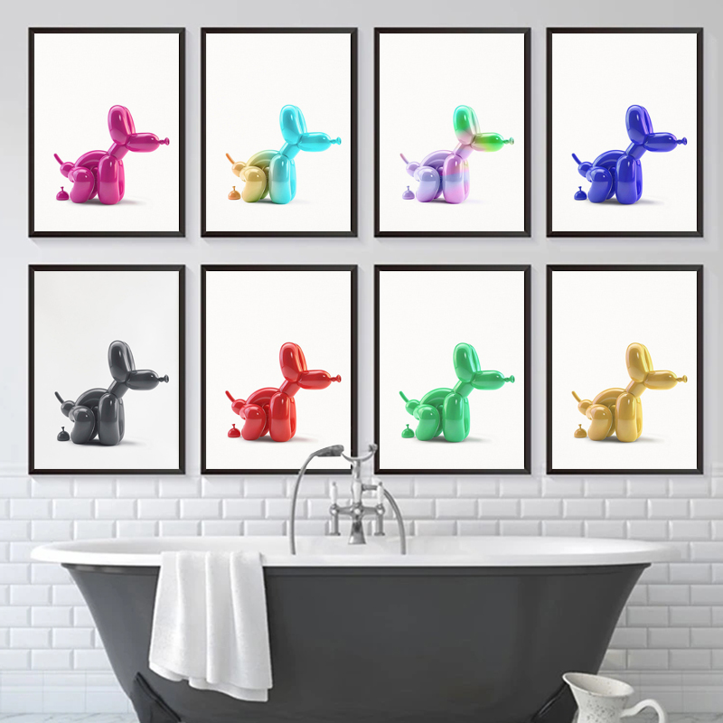 Photography Duck - Póster Artístico de pared para inodoro