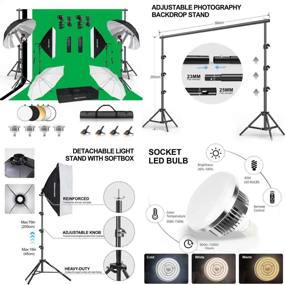 Kit de Soporte Ajustable para  - Backdrop Stand Kit reseña y precio