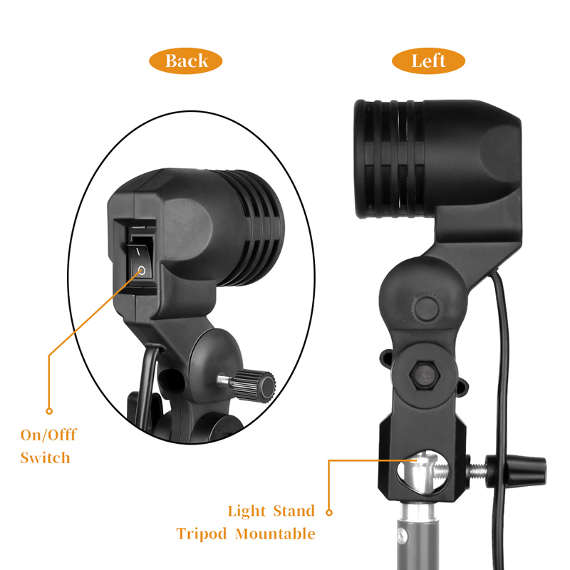 Soporte de bombilla de Cable d - Photography Umbrella Lighting Kit reseña y precio