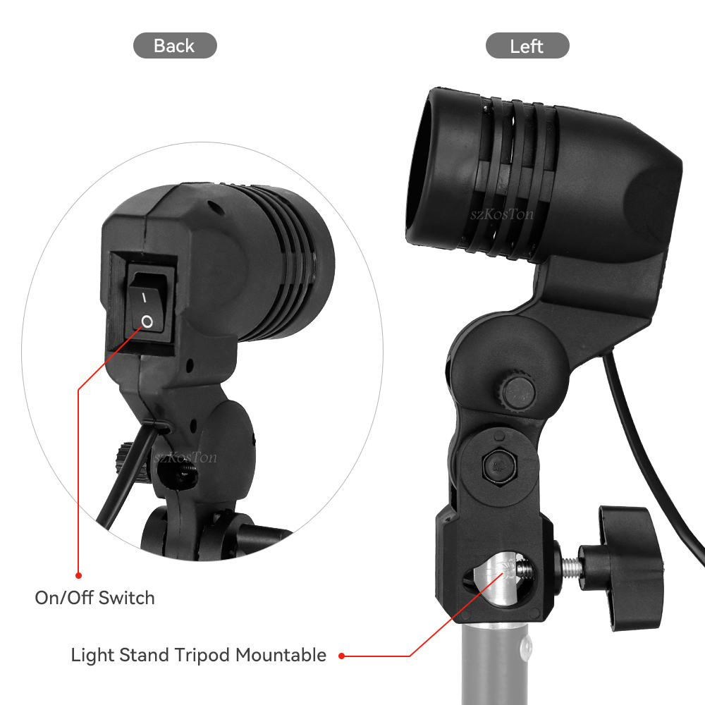 Portalámparas de un solo cabez - Photography Umbrella Lighting Kit reseña y precio