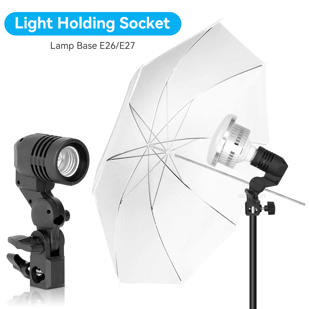 Soporte de bombilla de un solo - Photography Umbrella Light reseña y precio