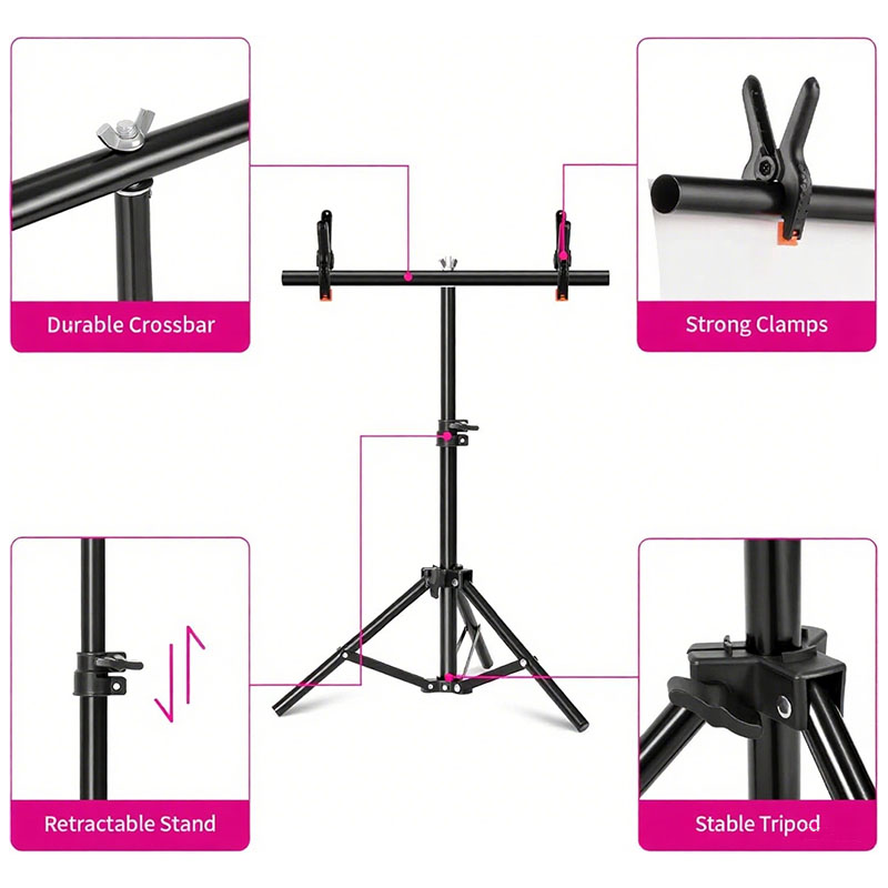 Soporte para fondos de fotogra - Backdrop Stand Kit reseña y precio