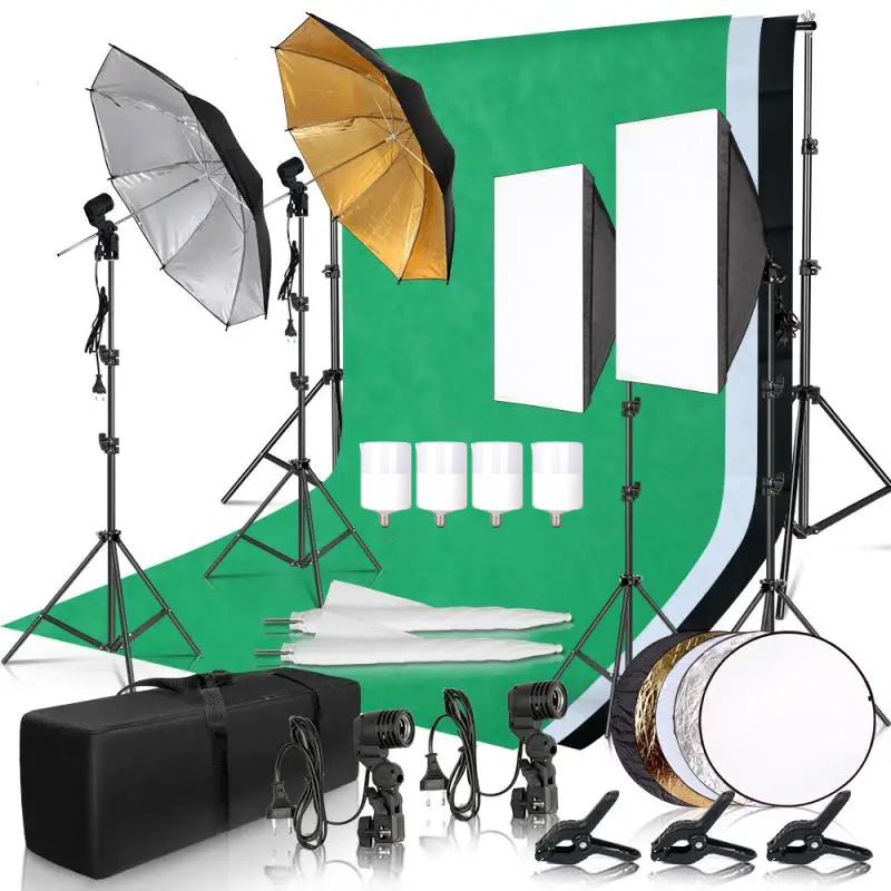 Kit de iluminación para fotogr - Photography Umbrella Lighting Kit reseña y precio