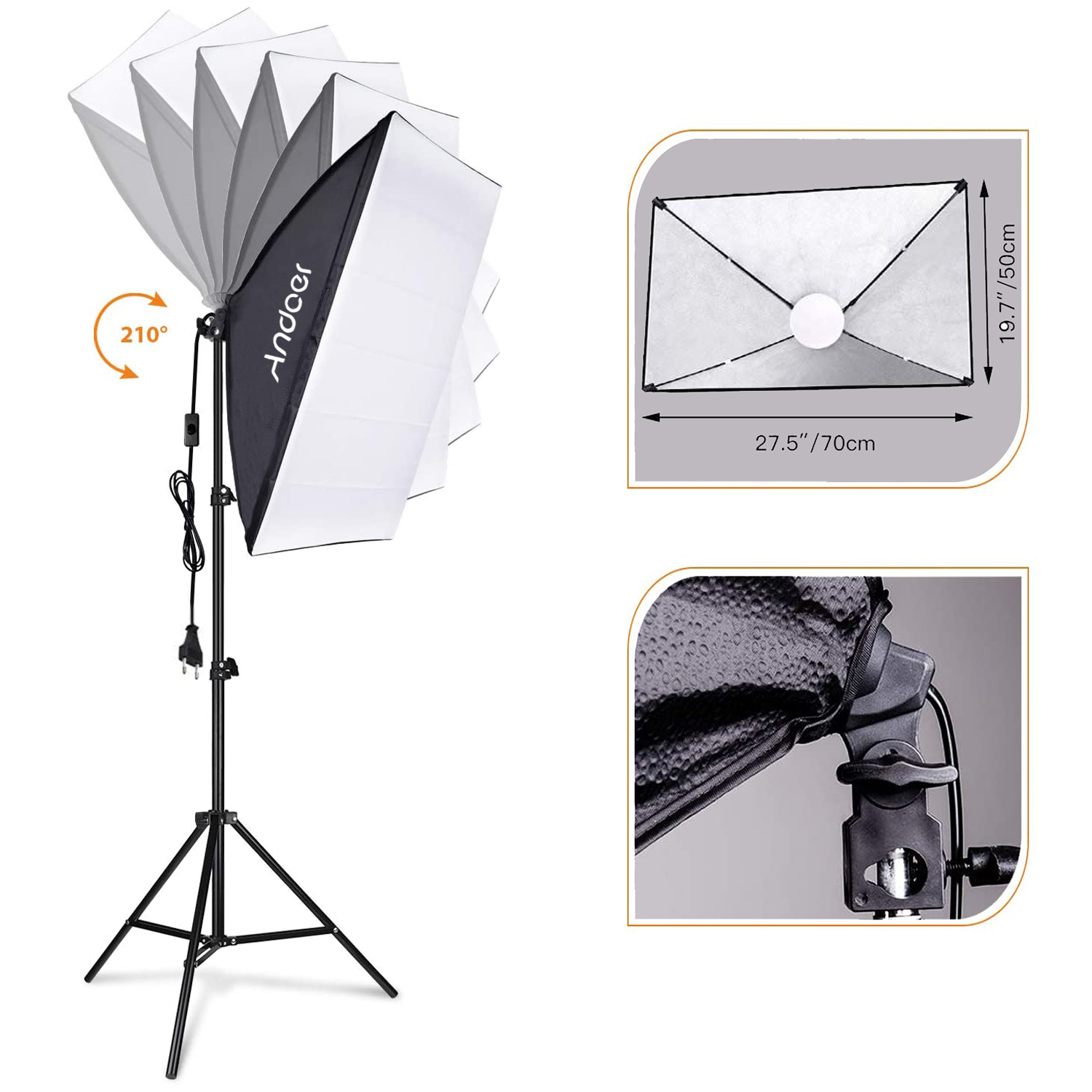 Kit de Iluminación Softbox And - Photography Umbrella Lighting Kit reseña y precio