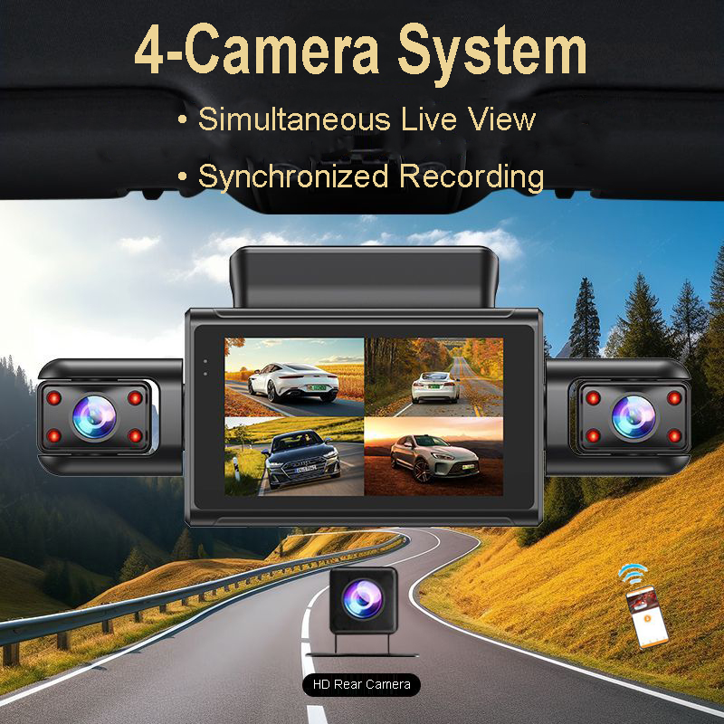 4K 4CH DVR oculto para coche c - Timelapse Controller reseña y precio