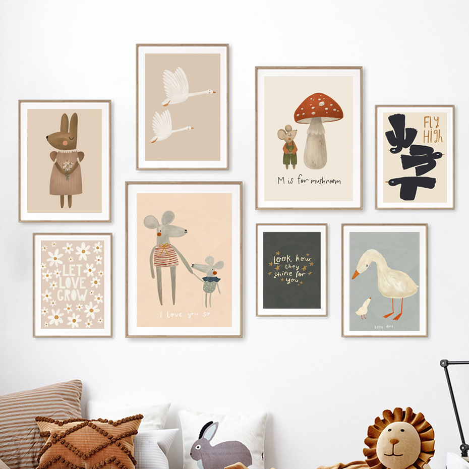 Pósteres bohemios de dibujos a - Photography Duck reseña y precio