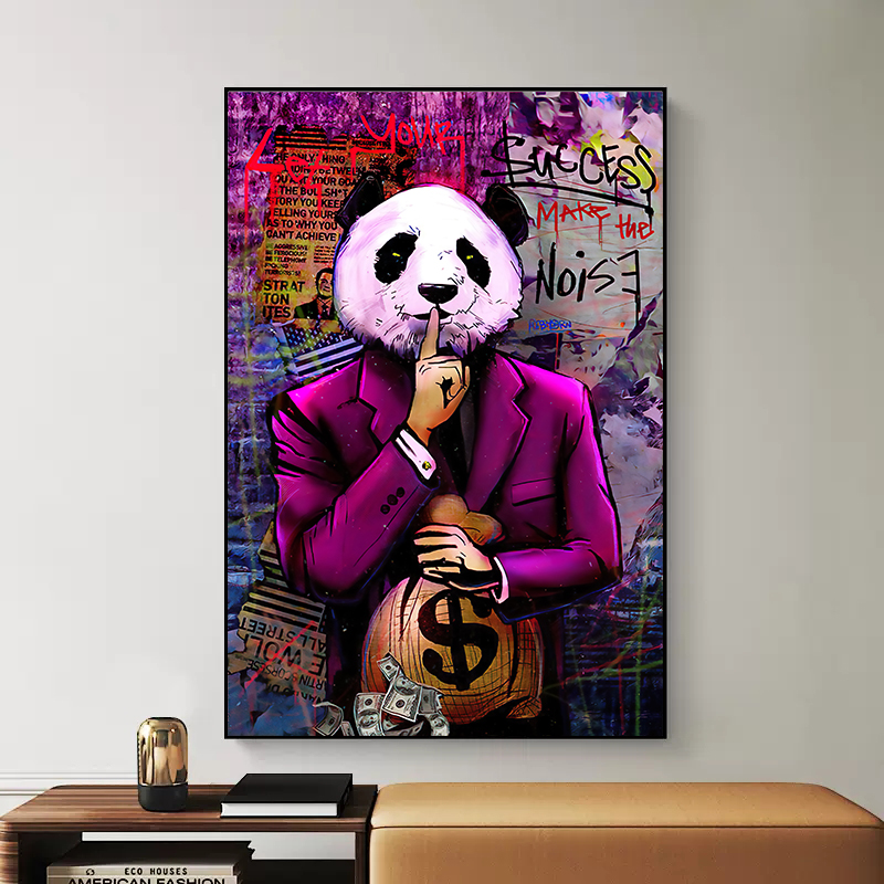 Arte de Graffiti, cara de Pand - Photography Duck reseña y precio
