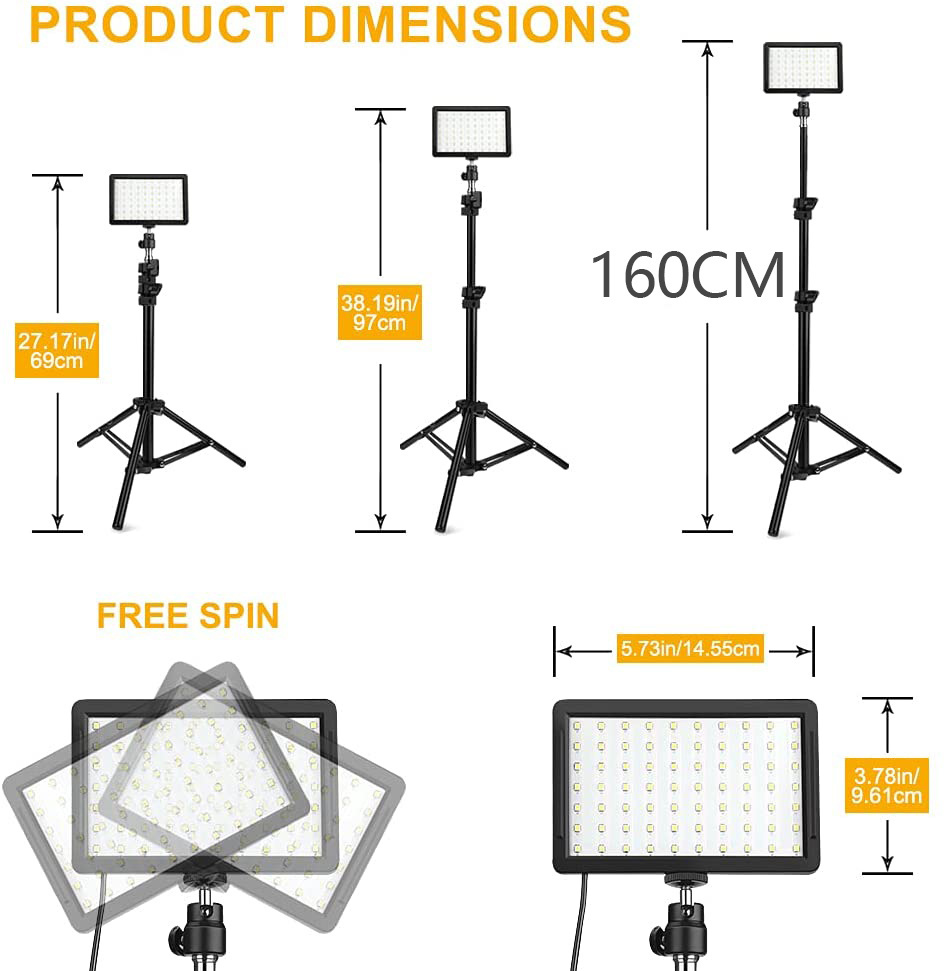 Kit de iluminación Led para fo - Photography Umbrella Lighting Kit reseña y precio